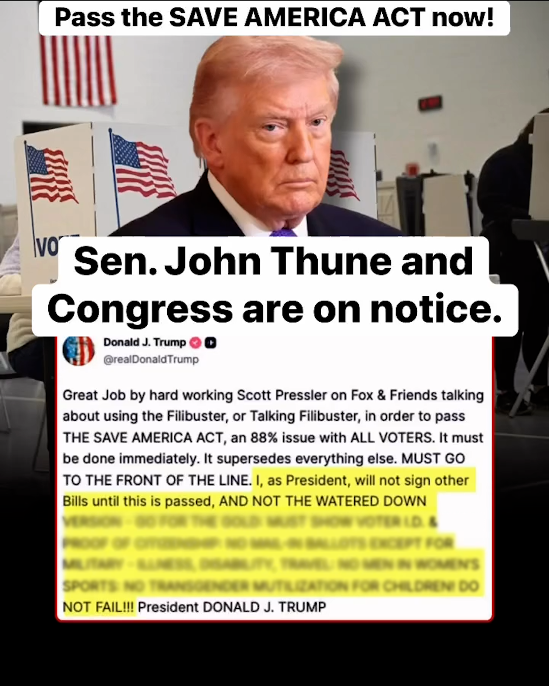 Debate Grows Around the “Save America Act” and Election Policy Proposals